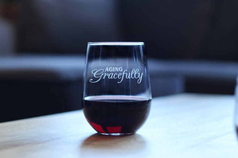 Image of A Glass Partially Filled with Red-wine